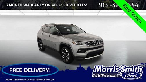 Billet Silver Metallic Clearcoat 2023 Jeep Compass Limited