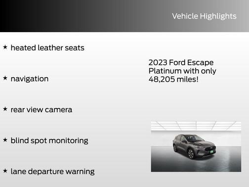 2023 Ford Escape Platinum