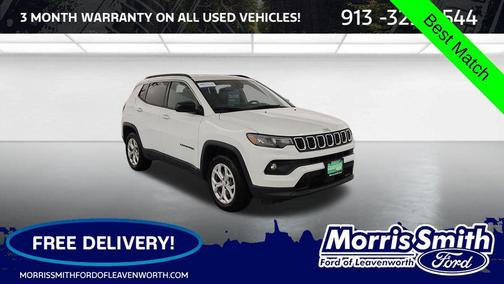 Bright White Clearcoat 2024 Jeep Compass Latitude