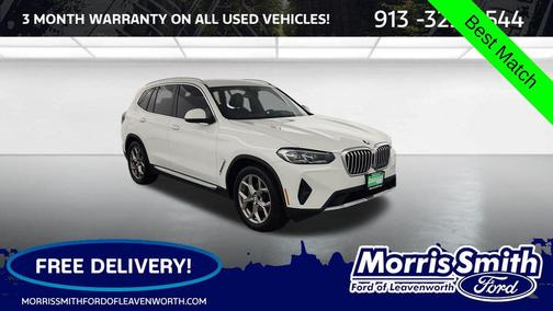 Alpine White 2022 BMW X3 xDrive30i