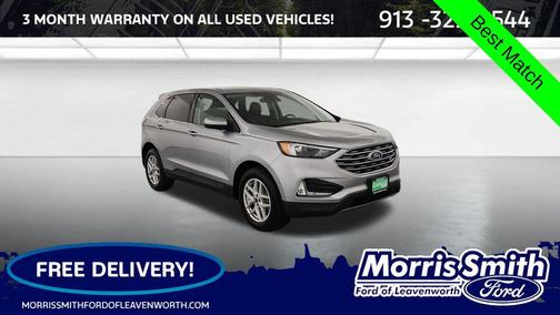Iconic Silver Metallic 2022 Ford Edge SEL