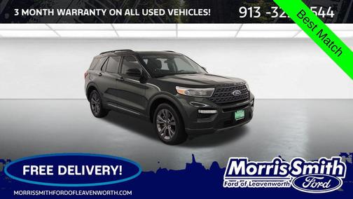 Forged Green Metallic 2023 Ford Explorer XLT