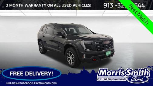 Ebony Twilight Metallic 2024 GMC Acadia AWD AT4