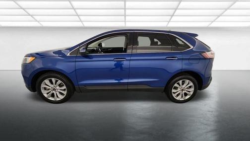Blue Metallic 2023 Ford Edge Titanium