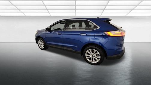 Blue Metallic 2023 Ford Edge Titanium
