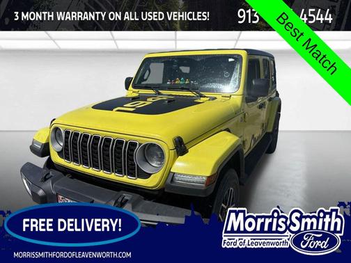 High Velocity Clearcoat 2024 Jeep Wrangler 4-Door Sahara