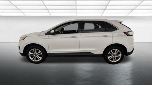 White Platinum Metallic Tri-Coat 2015 Ford Edge SEL