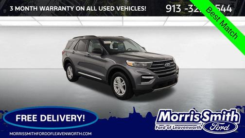 Carbonized Gray Metallic 2024 Ford Explorer XLT