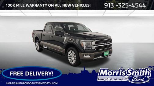 Agate Black Metallic 2025 Ford F-150 King Ranch