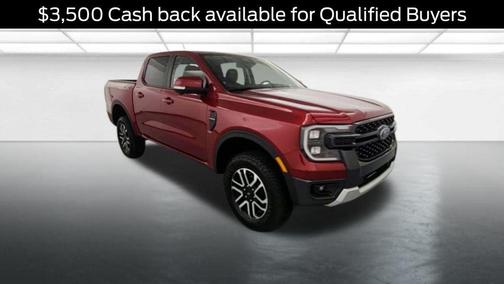 Ruby Red Metallic Tinted Clearcoat 2025 Ford Ranger LARIAT