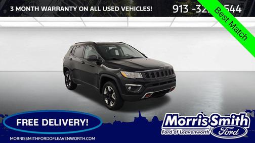 Diamond Black Crystal Pearlcoat 2018 Jeep Compass Trailhawk