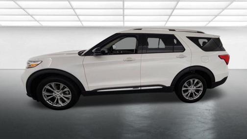 Star White Metallic Tri-Coat 2023 Ford Explorer Limited