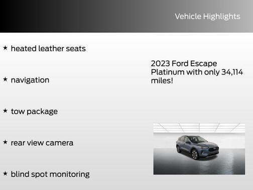 2023 Ford Escape Platinum
