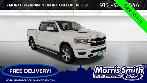 Bright White Clearcoat 2020 RAM 1500 Laramie