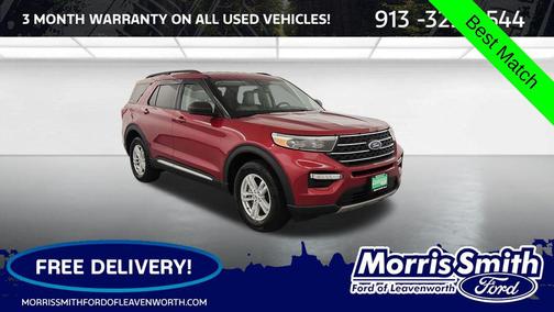Rapid Red Metallic Tinted Clearcoat 2022 Ford Explorer XLT