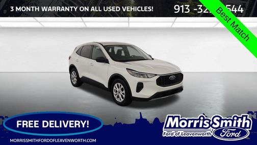Star White Metallic Tri-Coat 2023 Ford Escape Active