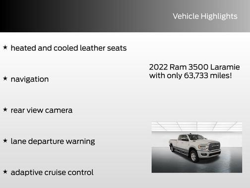 2022 RAM 3500 Laramie Crew Cab 4x4 8' Box