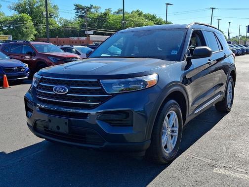 Stone Blue Metallic 2023 Ford Explorer XLT