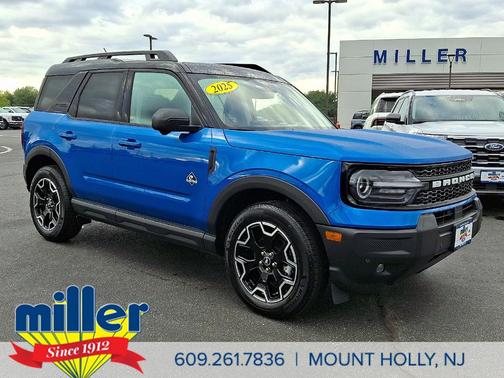 Velocity Blue Metallic 2025 Ford Bronco Sport Outer Banks