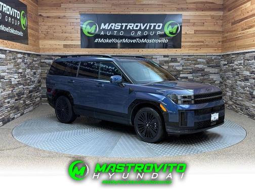 Atlantic Blue 2026 Hyundai SANTA FE HEV Calligraphy