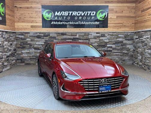 Red 2023 Hyundai SONATA Hybrid SEL