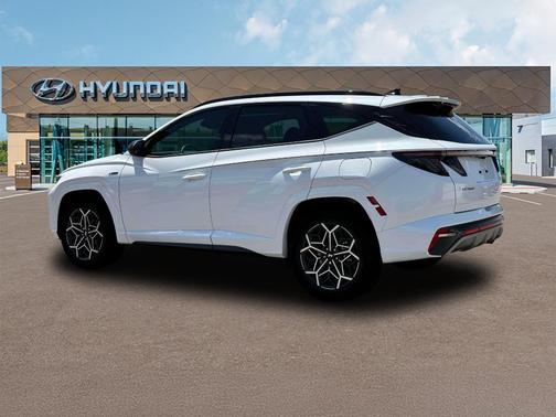 White Pearl 2024 Hyundai TUCSON Hybrid N Line