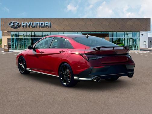 Red 2024 Hyundai ELANTRA N Base