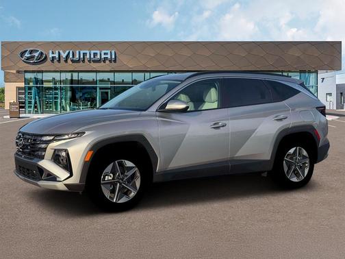 Shimmering Silver 2026 Hyundai TUCSON Hybrid SEL