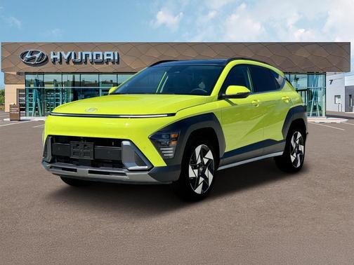 Yellow 2024 Hyundai KONA Limited