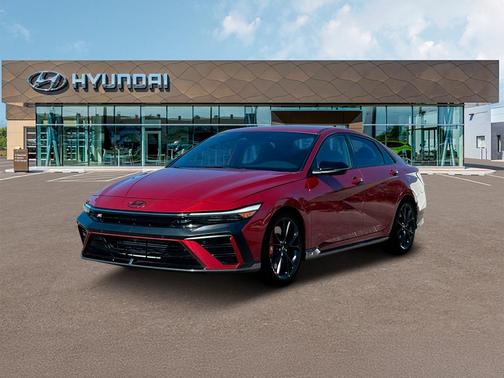 Red 2025 Hyundai ELANTRA N Base