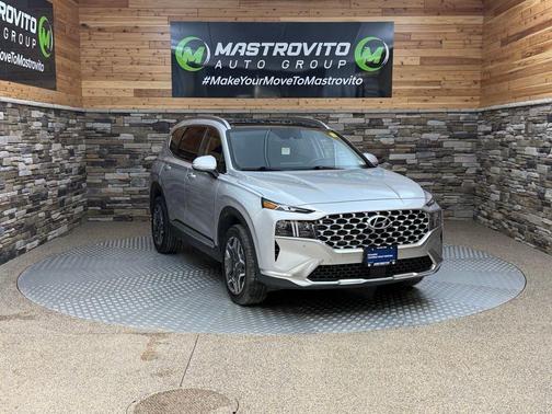 Shimmering Silver 2022 Hyundai SANTA FE HEV Limited