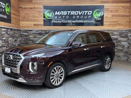 Burgundy 2020 Hyundai PALISADE Limited