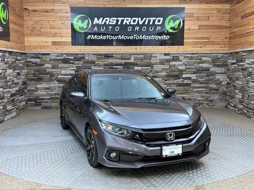Modern Steel Metallic 2019 Honda Civic Sport