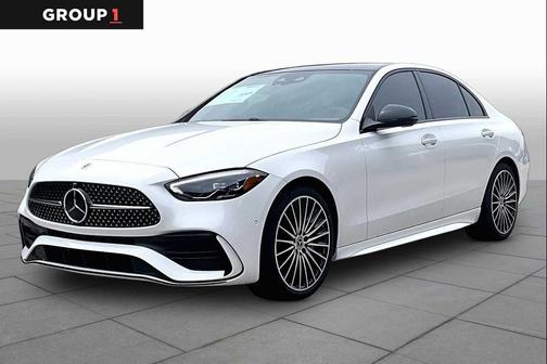 White 2026 Mercedes-Benz C-Class C 300 4MATIC