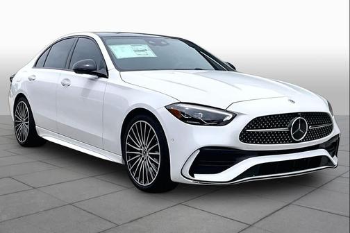 White 2026 Mercedes-Benz C-Class C 300 4MATIC