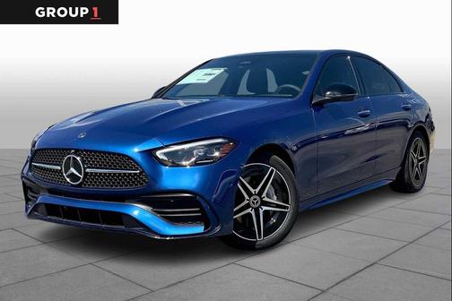 Blue 2025 Mercedes-Benz C-Class C 300