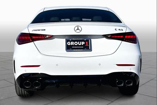 White 2026 Mercedes-Benz AMG C 43 4MATIC