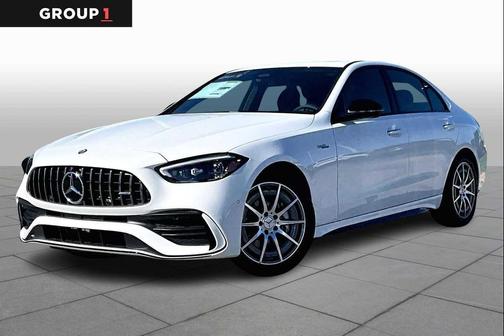 White 2026 Mercedes-Benz AMG C 43 4MATIC