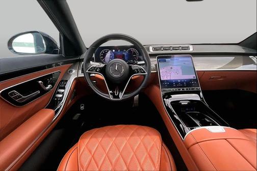 Black 2024 Mercedes-Benz S-Class S 580e 4MATIC