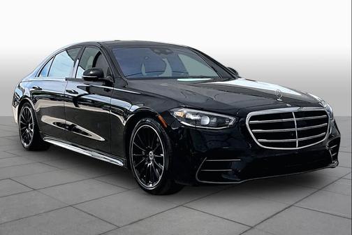 Black 2024 Mercedes-Benz S-Class S 580e 4MATIC