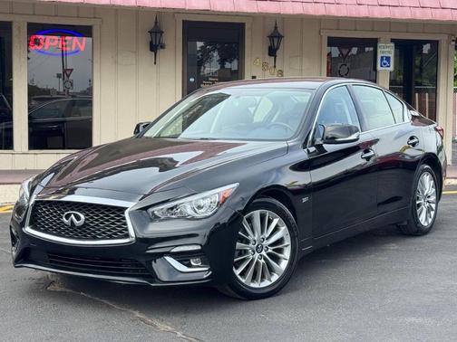 Black Obsidian 2019 INFINITI Q50 3.0t LUXE
