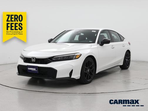 White 2025 Honda Civic Sport