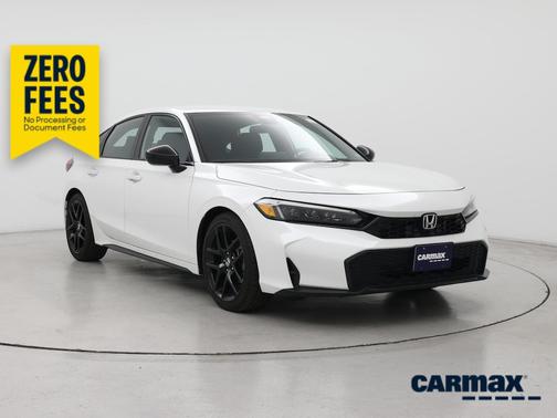 White 2025 Honda Civic Sport