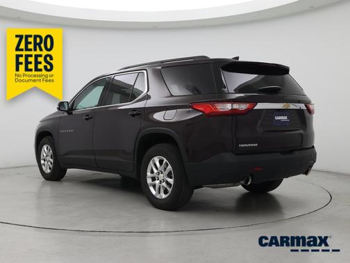 Burgundy 2021 Chevrolet Traverse LT Leather