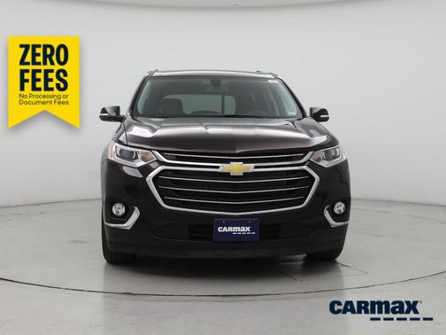 Burgundy 2021 Chevrolet Traverse LT Leather