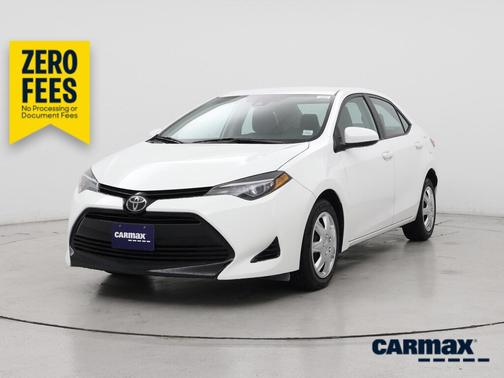 White 2018 Toyota Corolla LE