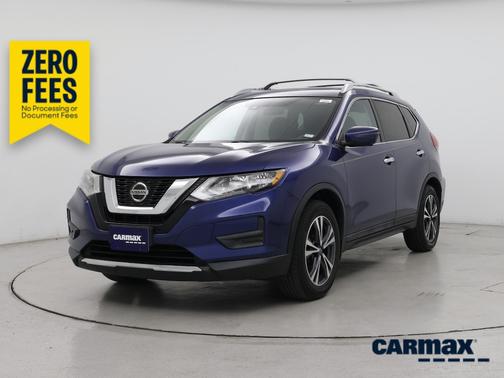 Blue 2019 Nissan Rogue SV