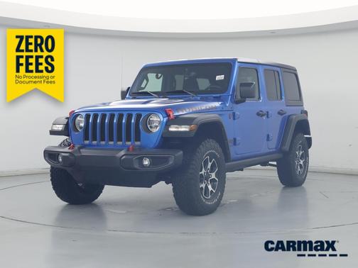 Blue 2022 Jeep Wrangler Unlimited Rubicon