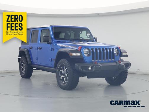 Blue 2022 Jeep Wrangler Unlimited Rubicon