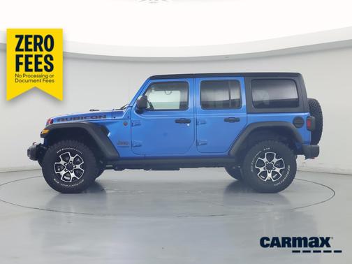 Blue 2022 Jeep Wrangler Unlimited Rubicon